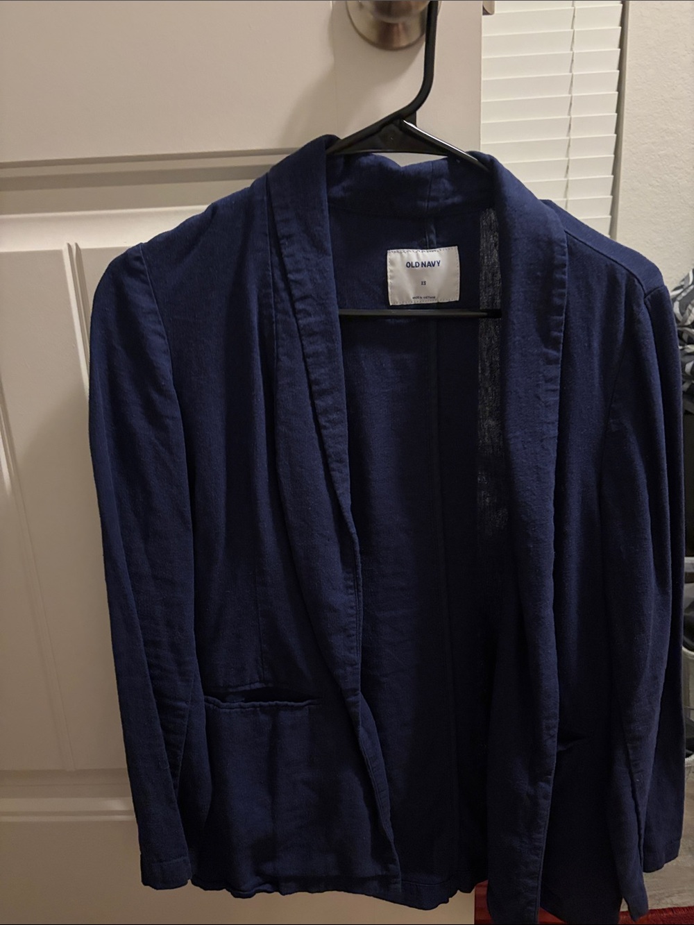 Old Navy Navy Blue Open-Front Women's Blazer Jacket